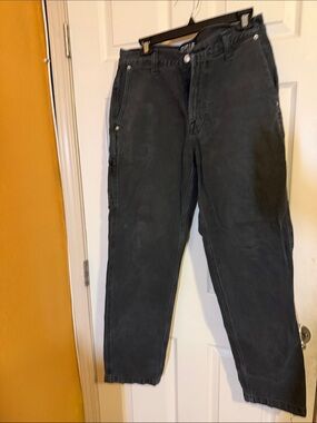 Abercrombie & Fitch Men's Black Cargo Pants